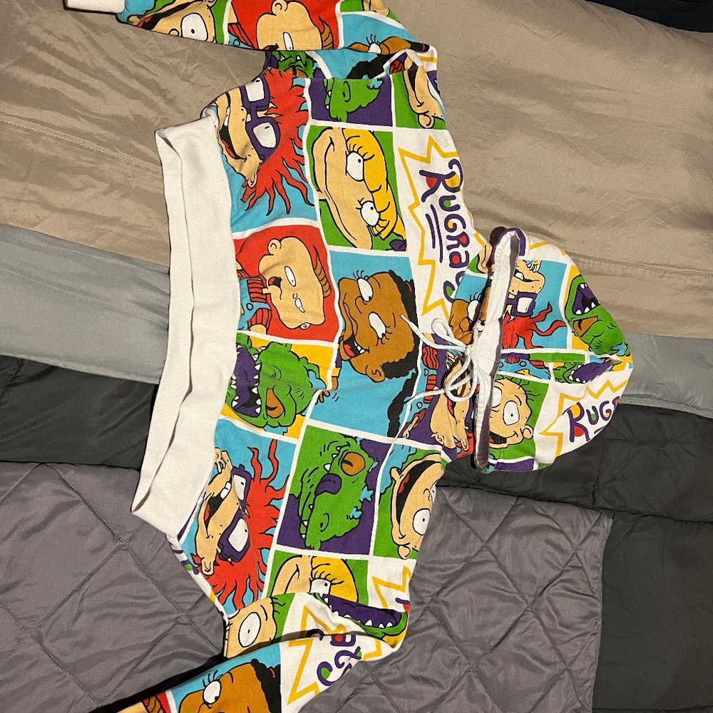 Rugrats Cropped Hoodie Size XL